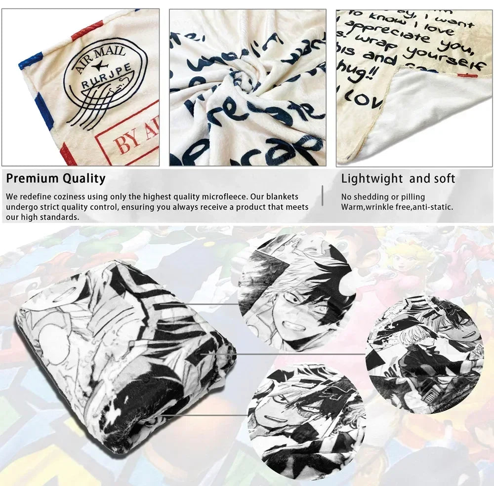 ACOTAR - Rhysand, Cassian, & Azriel Art Throw Blanket Plush Beach Soft Blankets