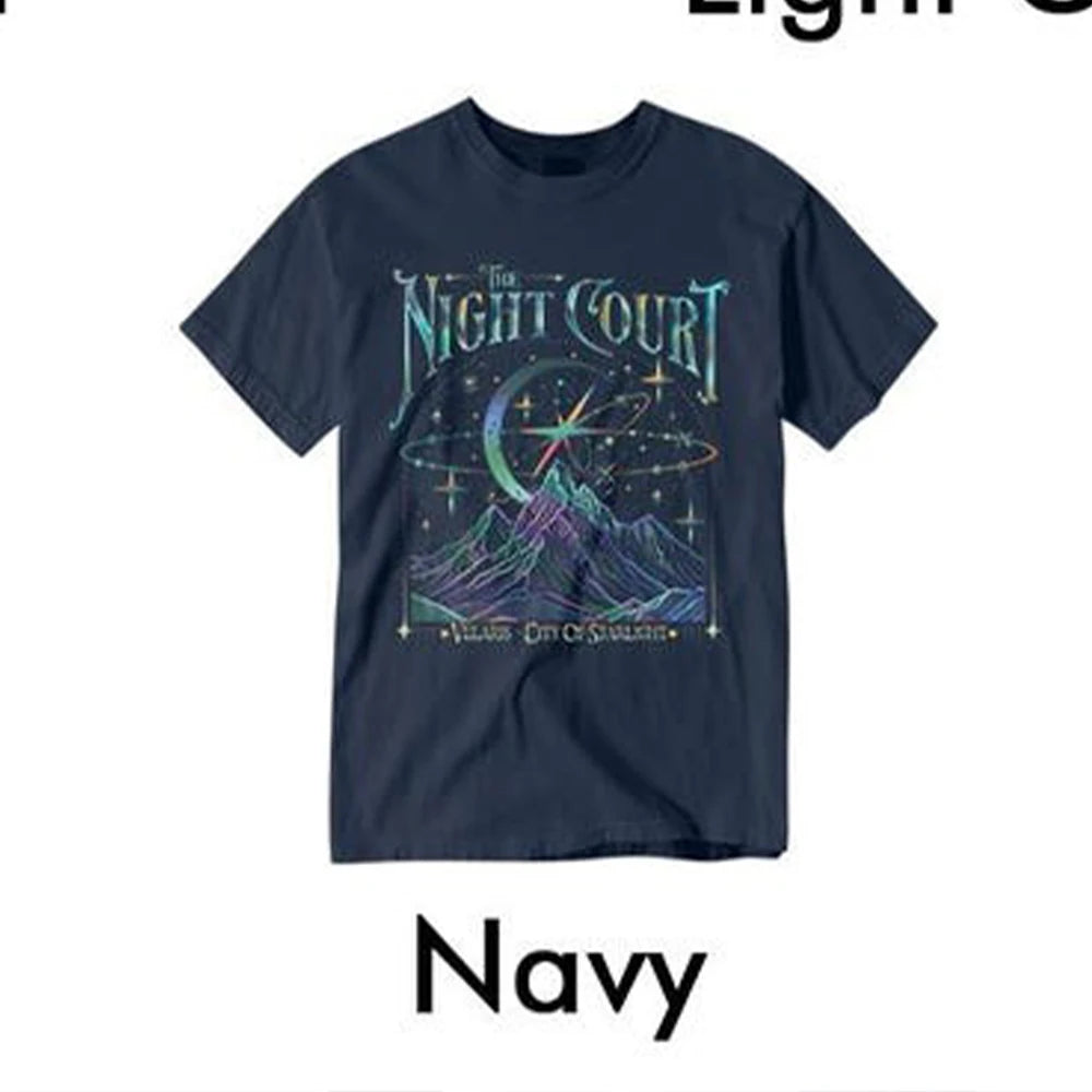 Velaris The Night Court Acotar 2 Sided Comfort T-Shirt Court Of Dreams Unisex Tee Funny Inner Circle Acotar Shirt Streetwear